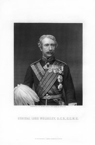 Garnet Joseph Wolseley, 1. Viscount Wolseley, britischer Feldmarschall, 1893 von George J. Stodart