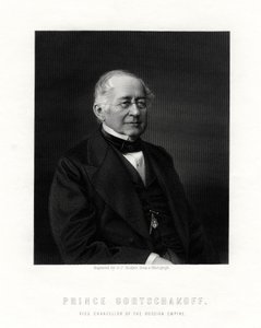 Prinz Gorchakov, russischer Diplomat, 19. Jahrhundert von George J. Stodart