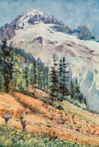 Die Aiguille Verte und die Aiguille Du Dru, Herbst