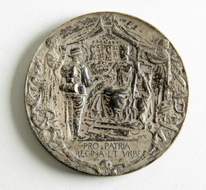 Medaille zur Erinnerung an die Rückkehr der City Imperial Volunteers aus dem Burenkrieg von George James Frampton