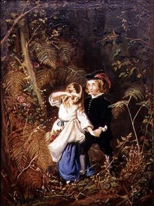 Babes im Wald oder verlorene Kinder von George John Pinwell