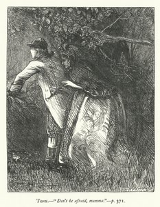 Illustration für Sie macht sich klein, um zu erobern (Gravur) von George John Pinwell