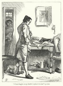 Illustration für Das verlassene Dorf (Gravur) von George John Pinwell