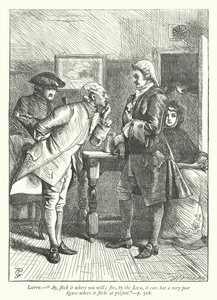 Illustration für Der gutmütige Mann (Gravur) von George John Pinwell