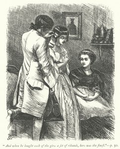 Illustration für Der Pfarrer von Wakefield (Gravur)