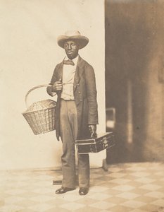 Sam Campus Verkäufer, aus einem Yale-Klassenalbum, ca. 1858