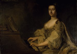 Porträt von Lady Charlotte Boyle, um 1748