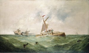 Der Transport der Nadel der Kleopatra nach England, 1877 von George Knight