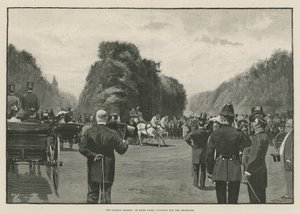 Die Londoner Saison: Im Hyde Park, warten auf den Shahzada von George L. Seymour