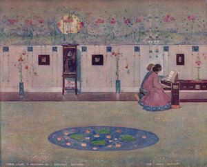 Das weiße Boudoir, ca. 1905 von George Logan