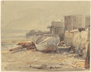 Gestrandetes Schiff von George Loring Brown