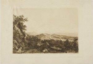Blick auf Ariccia von George Loring Brown