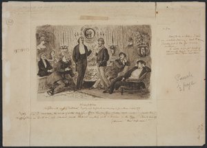 "Nincompoopiana," Illustration für Punch von George Louis Palmella Busson Du Maurier
