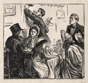Erfrischung - Auf der Großen Ausstellung von George Louis Palmella Busson Du Maurier