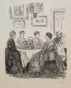 Die jährliche Frage - Wohin sollen wir gehen, 1865 von George Louis Palmella Busson Du Maurier