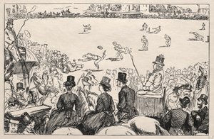 Universitäts-Cricket-Match bei Lords von George Louis Palmella Busson Du Maurier