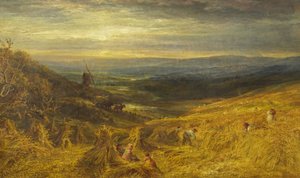Ein Kornfeld in Surrey, ca. 1877
