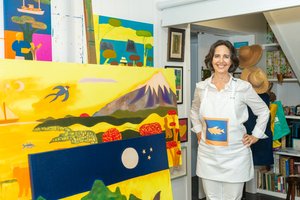 Cristina Rodriguez in ihrem Studio, 2022