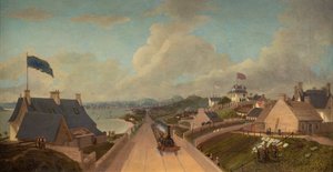 Eröffnung der Dundee und Arbroath Eisenbahn, ca. 1838 von George McGillivray