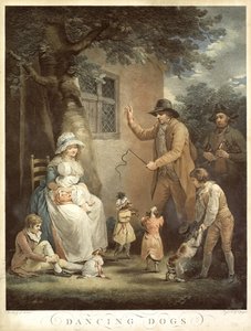 Tanzende Hunde, um 1800 von George Morland