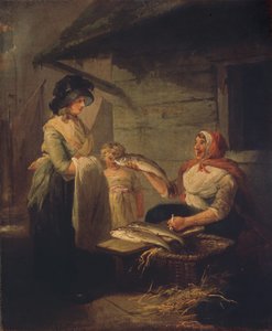 Fischverkäuferin, Ende der 1780er Jahre von George Morland