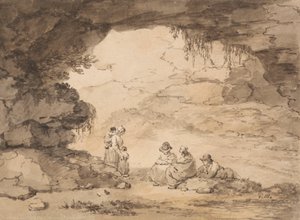 Bauern in einer Grotte von George Morland