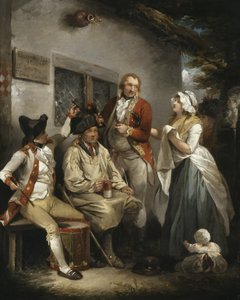 Rekrutierung eines Soldaten, ca. 1790