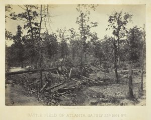 Schlachtfeld von Atlanta, GA Nr. 1 von George N. Barnard