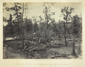 Schlachtfeld von Atlanta, GA Nr. 1, 22. Juli 1864 von George N. Barnard