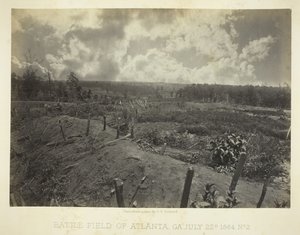 Schlachtfeld von Atlanta, GA, Nr. 2, 22. Juli 1864 von George N. Barnard