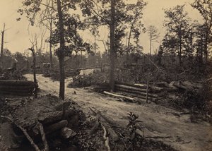 Schlachtfeld bei der New Hope Church, Georgia, Nr. 1 von George N. Barnard