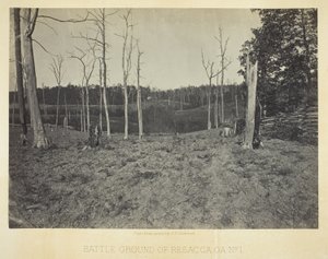 Schlachtfeld von Resacca, GA, Nr. 1 von George N. Barnard