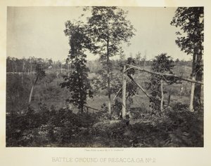 Schlachtfeld von Resacca, GA, Nr. 2 von George N. Barnard