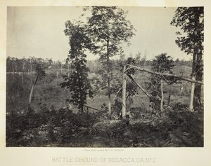 Schlachtfeld von Resacca, GA, Nr. 2, 1866 von George N. Barnard