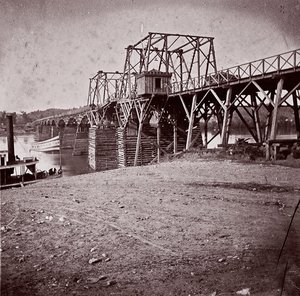 Brücke über den Tennessee River in Chattanooga, ca. 1864