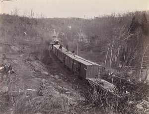 Bull Run. Orange und Alexandria R.R. in der Nähe von Union Mills, 1861-65