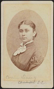 Carte-de-visite Porträt von Carrie Lining