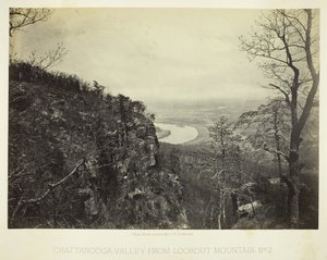 Chattanooga Valley vom Lookout Mountain, Nr. 2, 1864-66 von George N. Barnard
