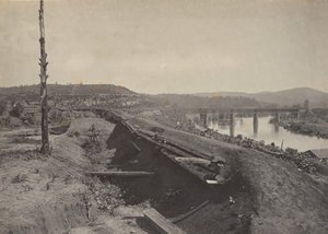 Verteidigungen der Etawah-Brücke, 1860er