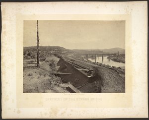 Verteidigungen der Etawah-Brücke von George N. Barnard