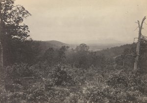 Mission Ridge, Schauplatz von Shermans Angriff, 1860er Jahre von George N. Barnard