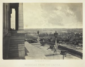 Nashville vom Kapitol von George N. Barnard