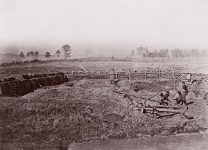 Rebellenbefestigungen vor Atlanta, ca. 1864