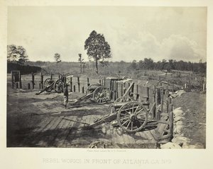 Rebellenwerke vor Atlanta, GA, Nr. 2, 1864 von George N. Barnard