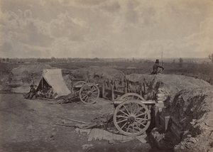 Rebellenwerke vor Atlanta, GA, Nr. 4 von George N. Barnard