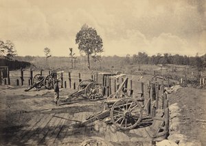 Rebellenwerke vor Atlanta, Georgia, Nr. 2 von George N. Barnard
