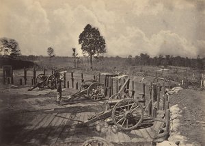 Rebellenwerke vor Atlanta, Georgia Nr. 2, 1860er Jahre von George N. Barnard