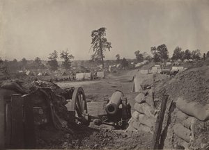 Rebellenwerke vor Atlanta, Georgia Nr. 3 von George N. Barnard