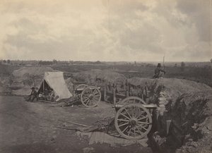 Rebellenwerke vor Atlanta, Georgia Nr. 4, 1860er Jahre von George N. Barnard