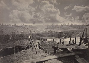 Rebellenwerke vor Atlanta, Georgia Nr. 5, 1860er Jahre